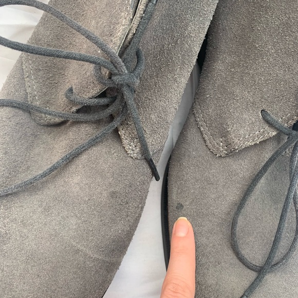 Sperry Top Sider Grey Suede Lace Up Chukka Boots Shoes Mens - Picture 4 of 8